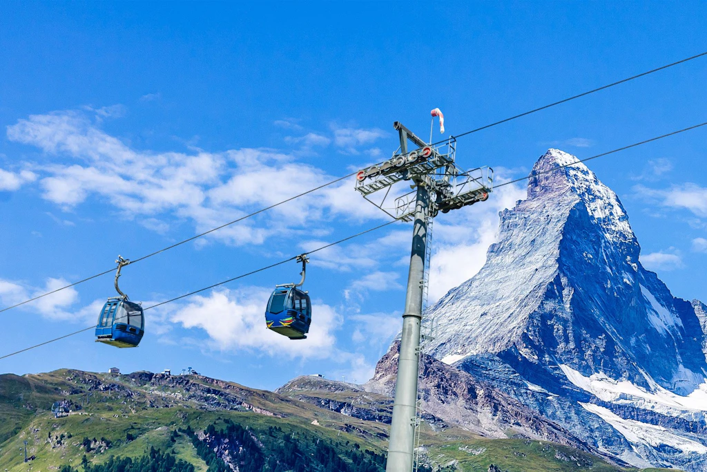 Seilbahn vor Matterhorn